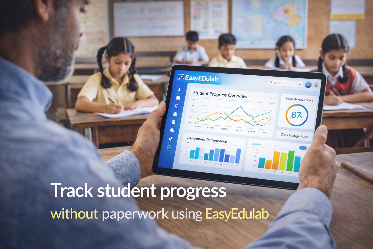 Track Student Progress Without Paperwork | EasyEdulab Performance Analytics